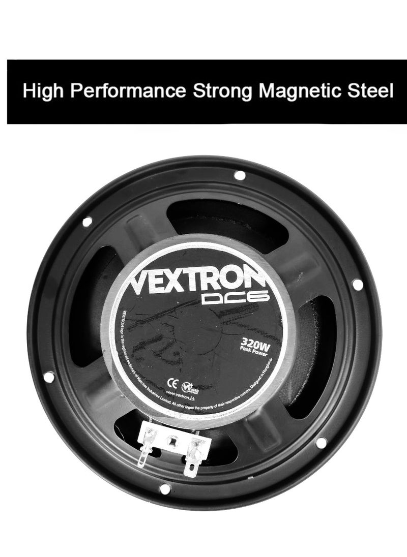 Generic - VEXTRON DC6 6-Inch Dual Cone Car Speaker 2 Pcs Set - 90dB 80W/320W Max Power High-Performance Audio, Dynamic Bass, Loud and Clear Sound Speaker - Image 1