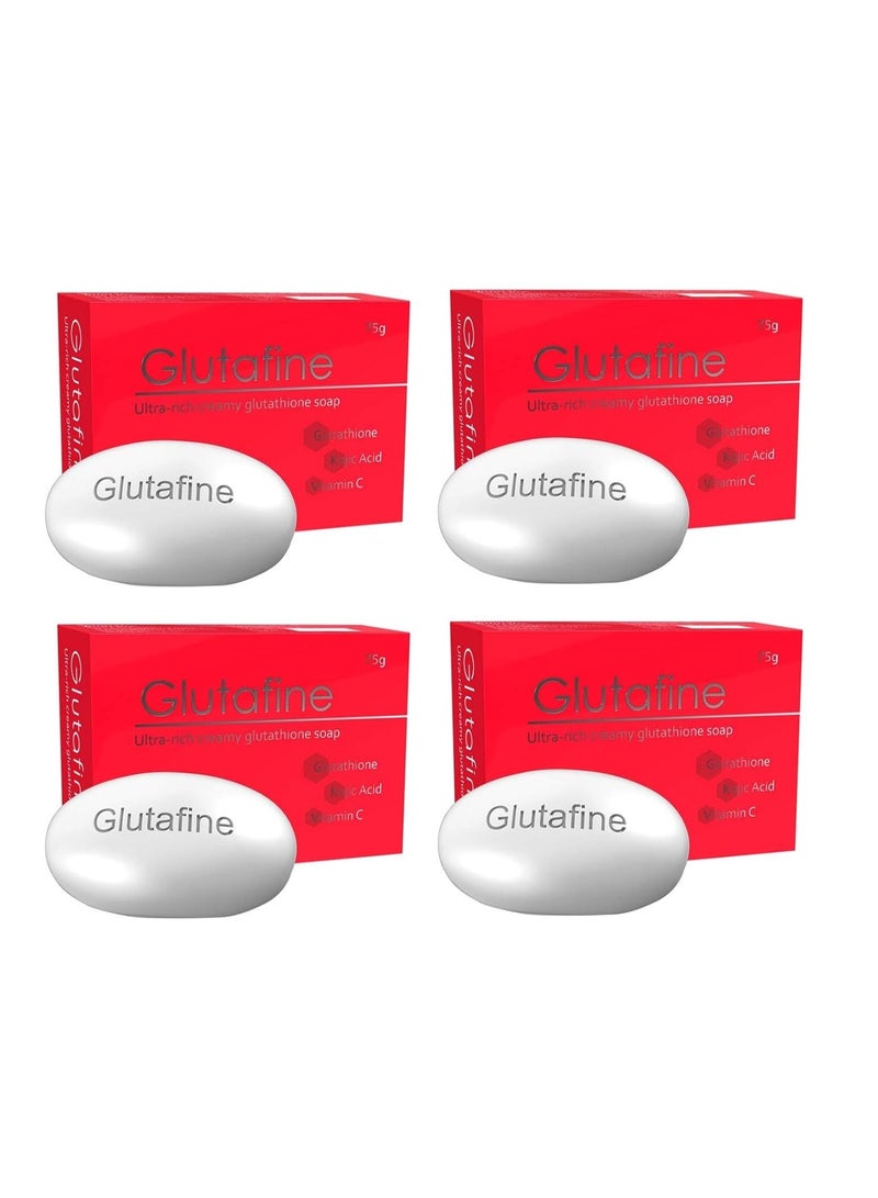 Ethiglo Glutafine Soap - 75gm - pack of 4 - Image 1