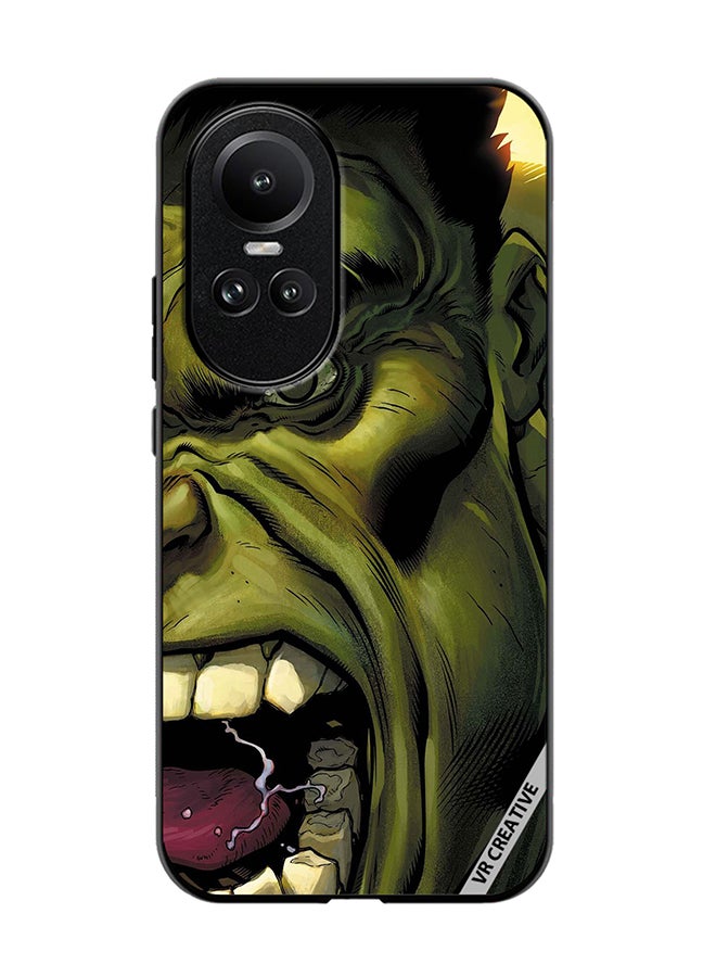 VR CREATIVE Protective Case Cover For Oppo Reno 10 Hulk Design Multicolour - Image 1