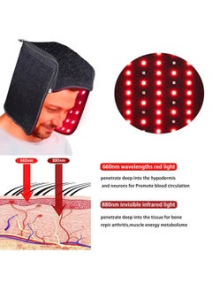 Ru syanl Red Light Therapy Hat for Hair Growth Scalp Health Brain Relaxation Headache Relief  - Image 3