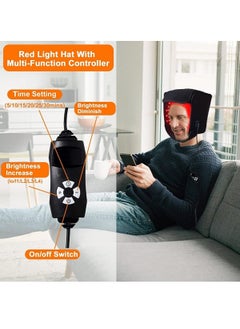 Ru syanl Red Light Therapy Hat for Hair Growth Scalp Health Brain Relaxation Headache Relief  - Image 5