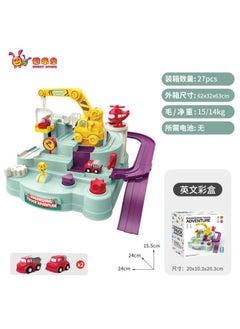Generic Car Adventure Children's Train Inertia Puzzle Toy Car Decryption Entry Space Engineering Car Track Car 