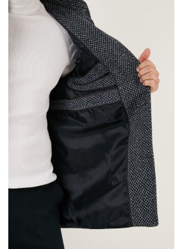 Buratti Buttoned Stand Collar Melted Slim Fit Cashew Coat Men's Coat 5841016  - Image 4