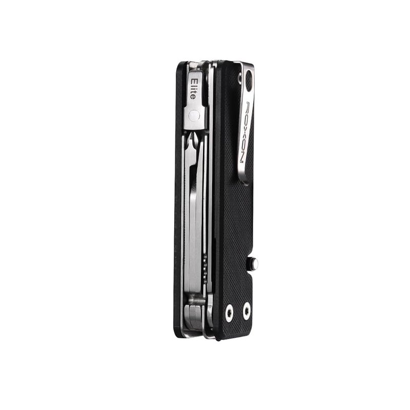 ROXON KS2 Elite D2 Blade 13 in 1 Mini Multi Tool function pocket knife with big scissor, G10 handle and Pocket clip, good for Camping/Backpacking/Emergencies/EDC Multitool (D2 Steel Blade) - Image 3