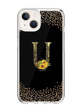 Classic Clear Case For iPhone 14 Plus, Hybrid Soft Case Thin Cover- Custom Monogram Initial Letter Mandala Floral Pattern Alphabet - U(Black) - pzsku/ZC7034FA9A2EE1D192ED6Z/45/_/1704350800/5df7587d-8143-488f-a3ec-64b1cc4b3f95