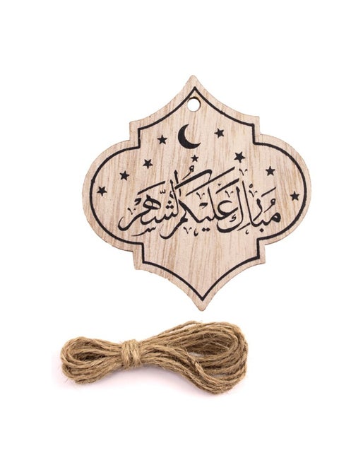 Mubarak Alaykum Gift Tag 6Pcs Pkt 7Cm