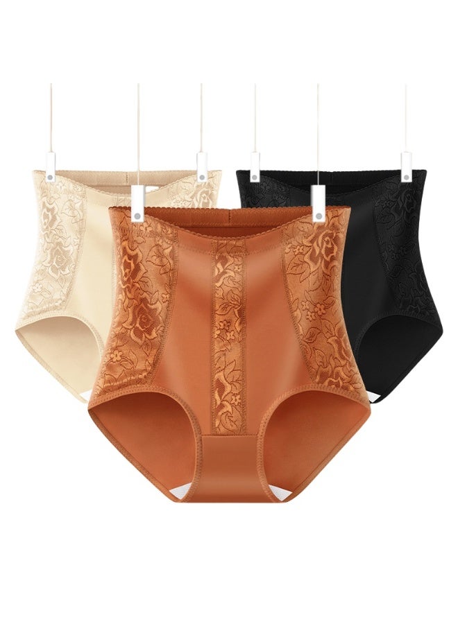 KUYING High Waisted Anti Glare Postpartum Waist Cinching And Hip Lifting Safety Pants For Body Shaping Set Of 3 - Image 1