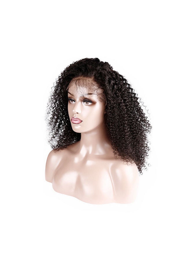 إسكدنيا شعر مستعار طويل ومموج ومجعد ومصنوع من الألياف الصناعية أسود 15x5x15سم - Image 1