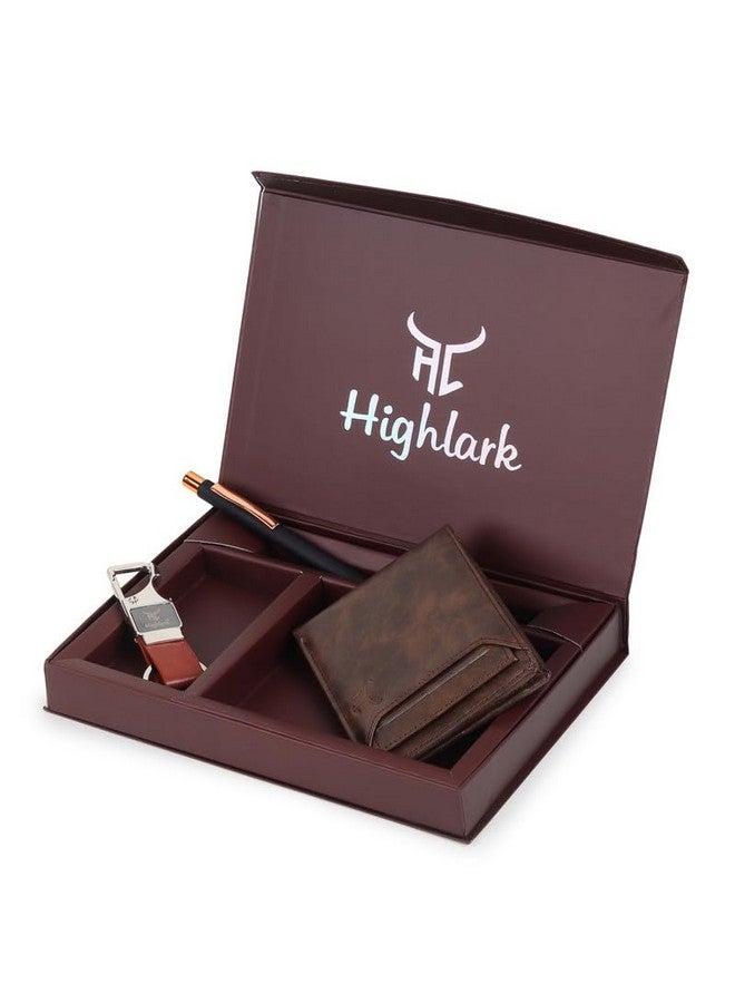 Highlark Gift Hamper for Men I Wallet, Keychain & Pen Combo Gift Set I Gift for Everyone & Every Occasion - Image 5