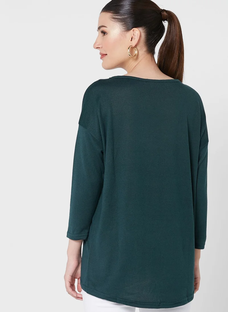 ONLY Round Neck Knitted Top