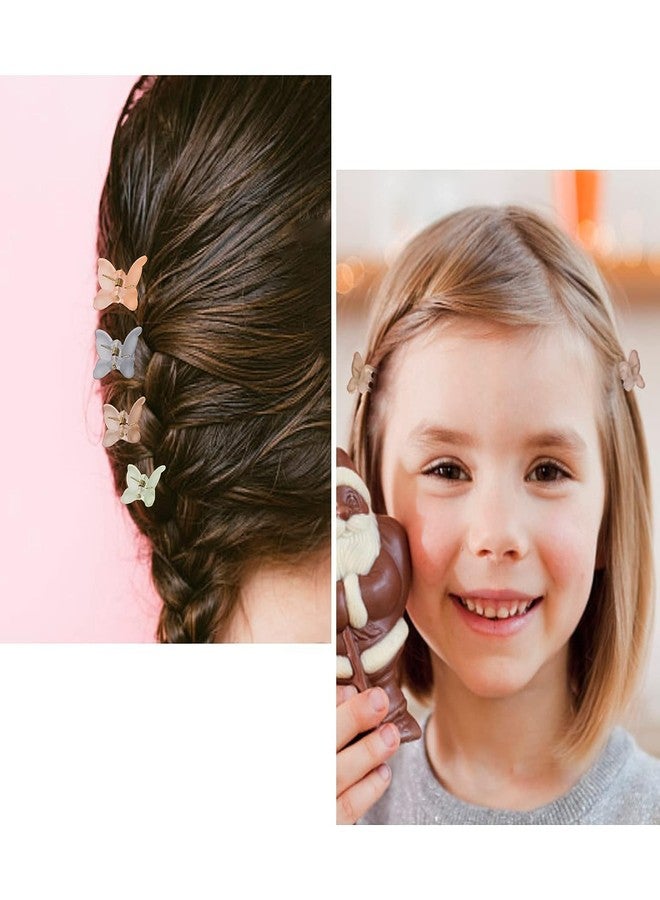 BIG BOX -6 PIECE Small Butterfly Hair Clips for Girls Women - Mini Hair Clips Tiny Claw Clips Butterfly Clips for Hair 90s Cute Hair Accessories for Toddler Girls… - Image 4