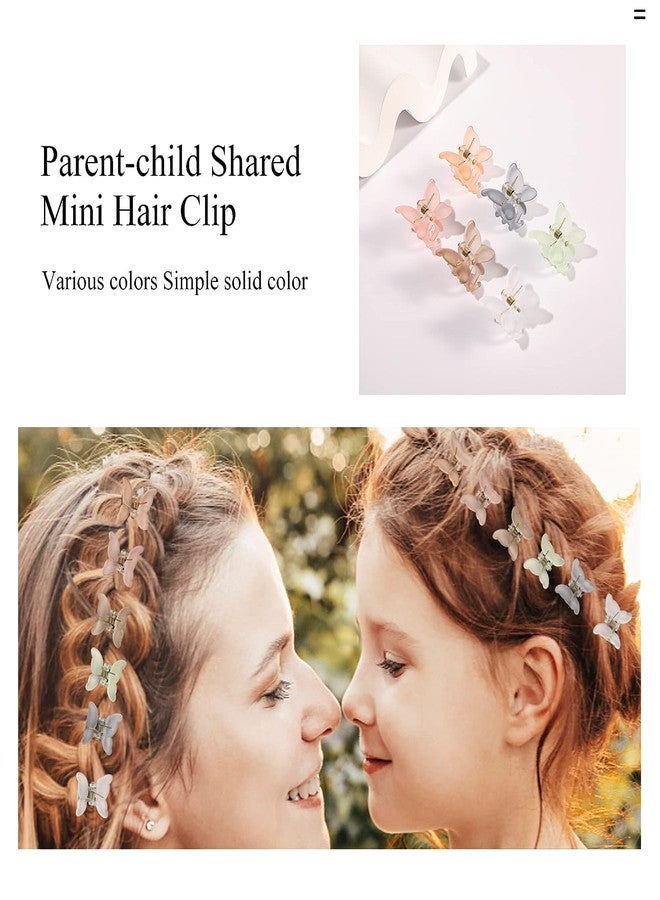 BIG BOX -6 PIECE Small Butterfly Hair Clips for Girls Women - Mini Hair Clips Tiny Claw Clips Butterfly Clips for Hair 90s Cute Hair Accessories for Toddler Girls… - Image 5