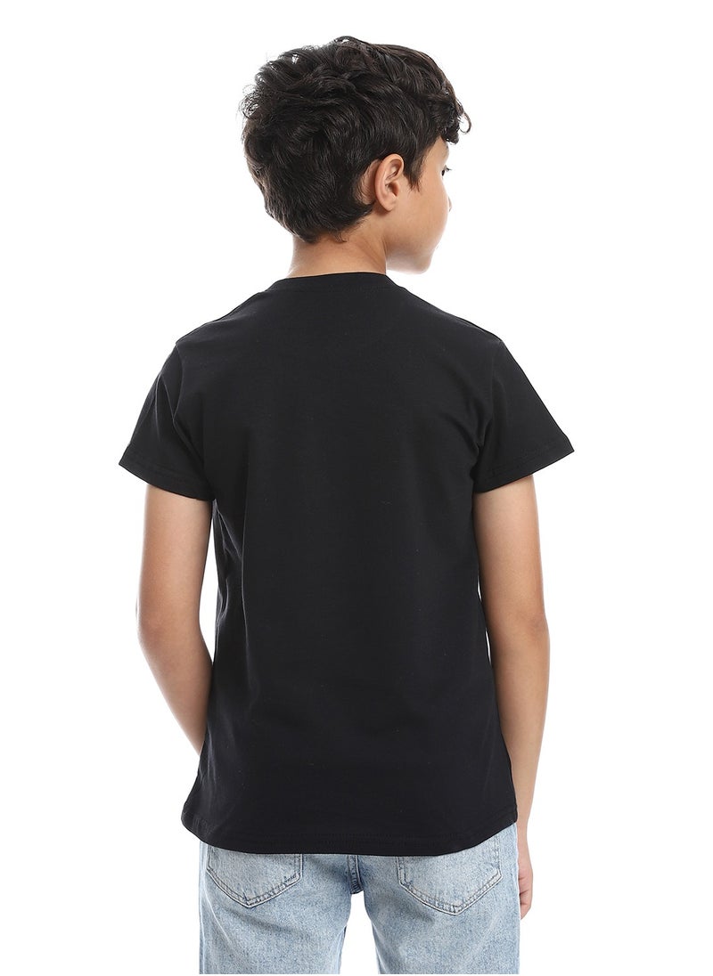 Caesar - Boys Round Neck Printed T-Shirt With Half Sleeves - Image 1