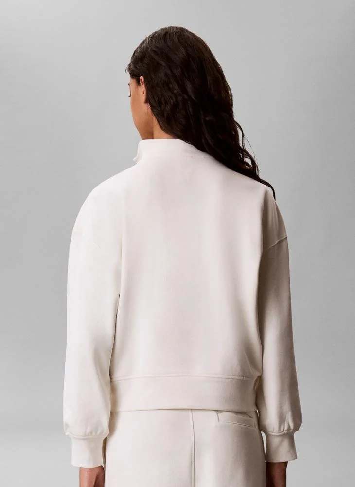 Calvin Klein French Terry Quarter-Zip Sweatshirt