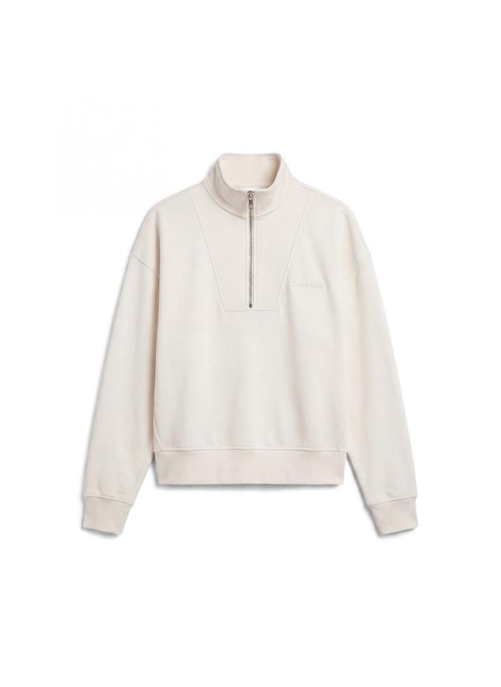 CALVIN KLEIN French Terry Quarter-Zip Sweatshirt - Image 5