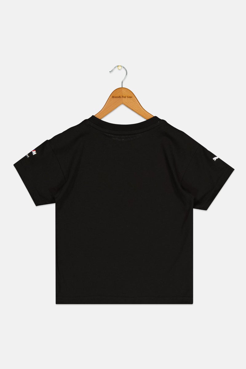 Puma x AMG Motorsport Kids Boy Short Sleeve Outdoor T-Shirt, Black - Image 2