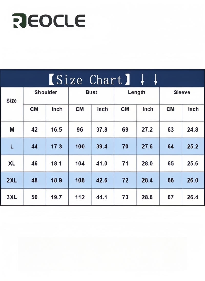 REOCLE - Men's Polo Shirts Long Sleeve Casual Solid Stylish Dry Fit Performance Designed Collared Golf Polo Shirts - Image 1