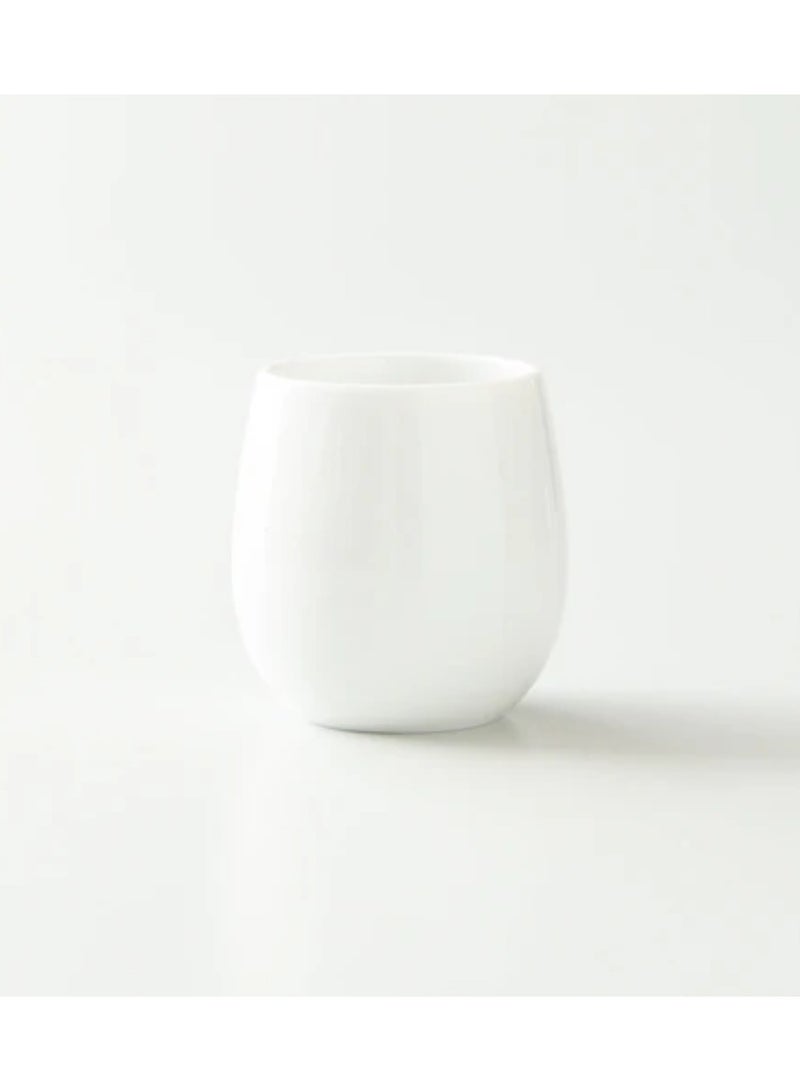 Origami Coffee Cups for French Press, Cold Brew, Latte, Capaccino I Barrel Flavor Cup I Made of Porcelain I 200 ml Capacity I White Color - Image 2