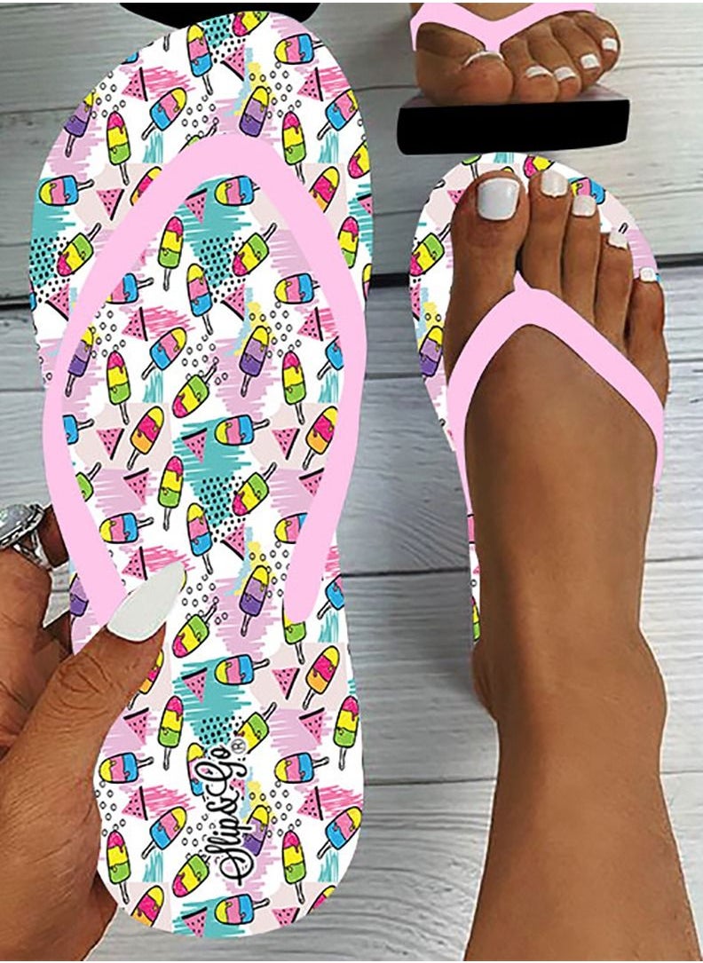Slip&Go - Women's Medical Slipper With Multi-colored Print - Image 1