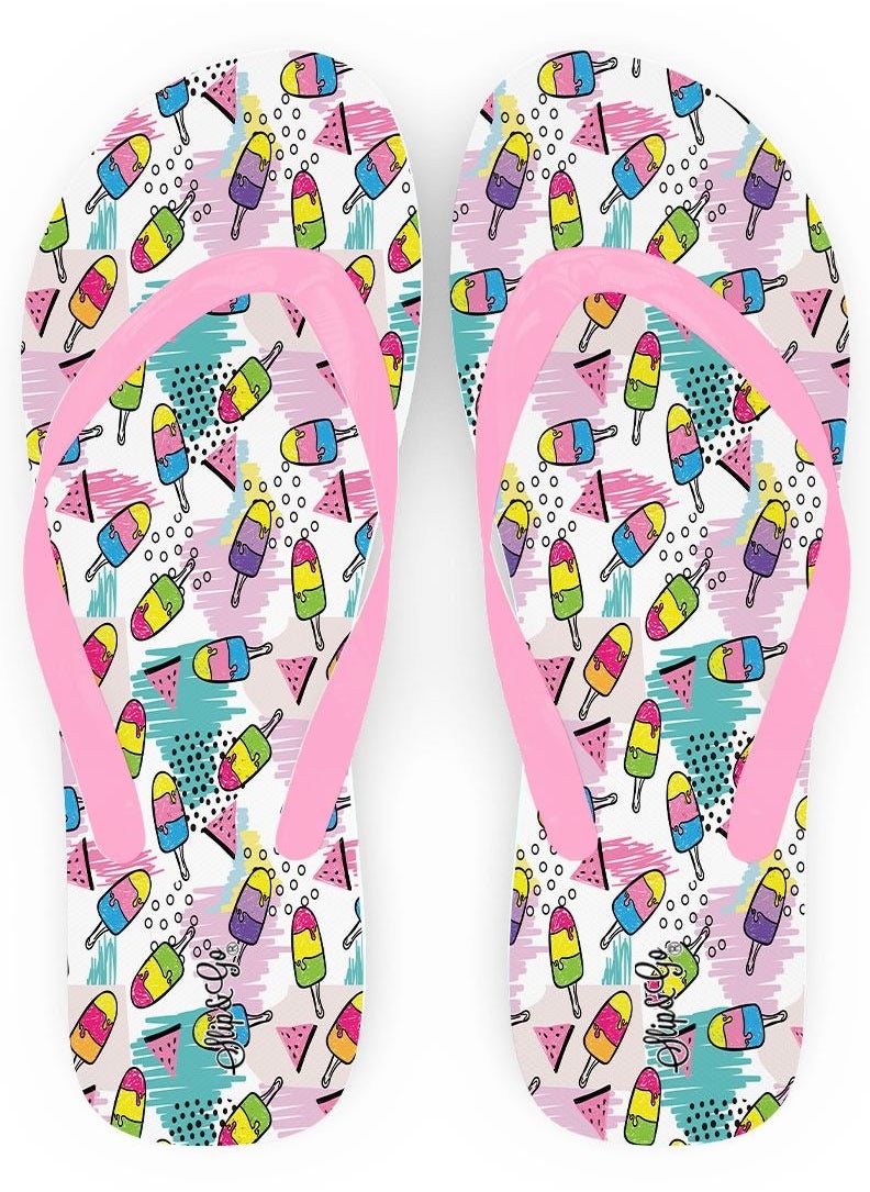 Slip&Go - Women's Medical Slipper With Multi-colored Print - Image 1
