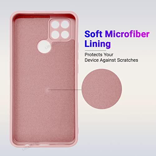 LIRAMARK Silicone Soft Back Cover Case for Oppo A15 / A15s (Silicone Pink) - Image 2