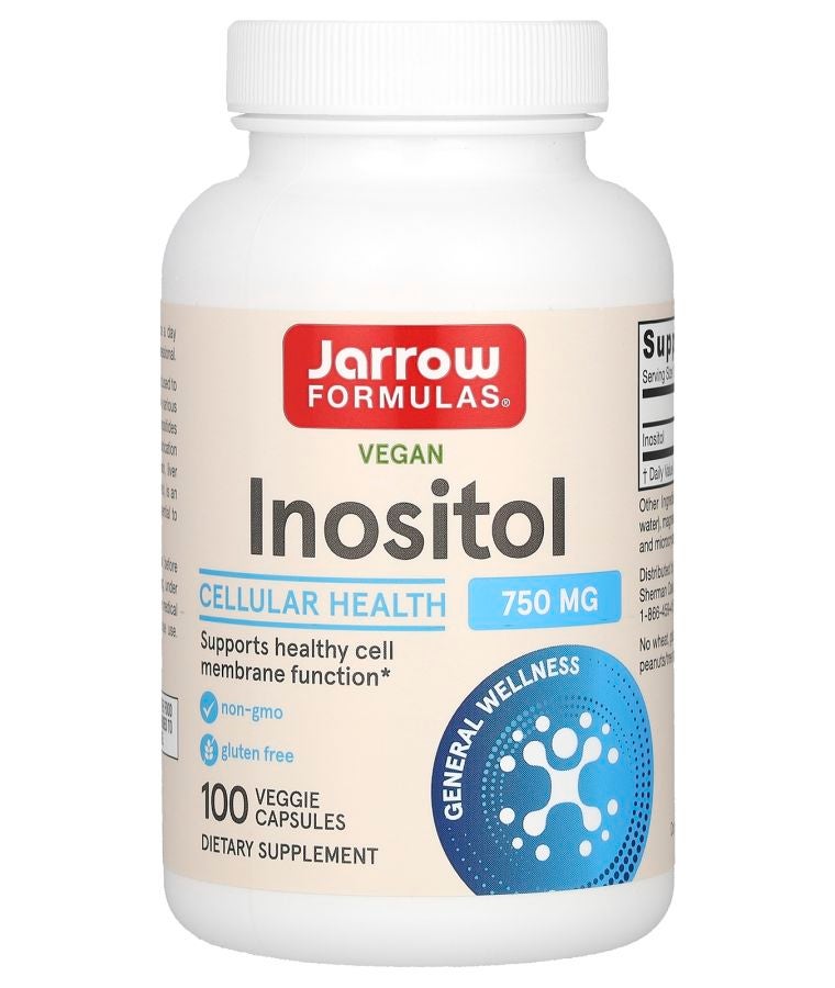 jarrow formulas Vegan Inositol 750 mg 100 Veggie Capsules