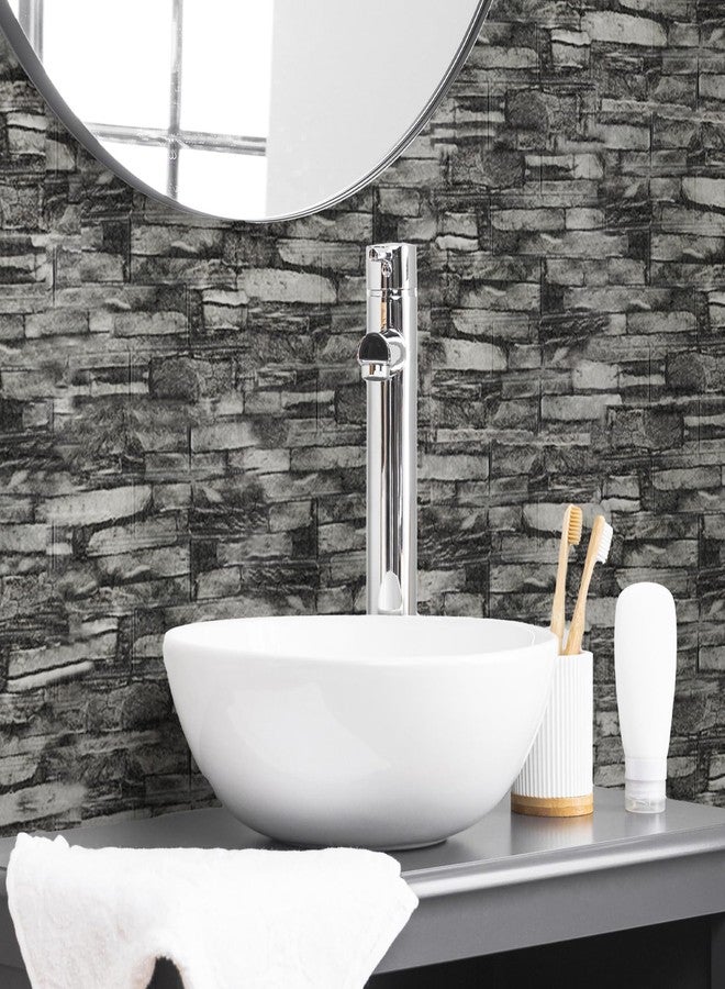SYYKDEF 10PCS 3D Wall Panels Peel and Stick Foam, Self-Adhesive Decorative 3D Brick Wallpaper Wall Covering, Faux Stone Wall Panel Foam Brick for Living Room, Kitchen, Bathroom - Image 2