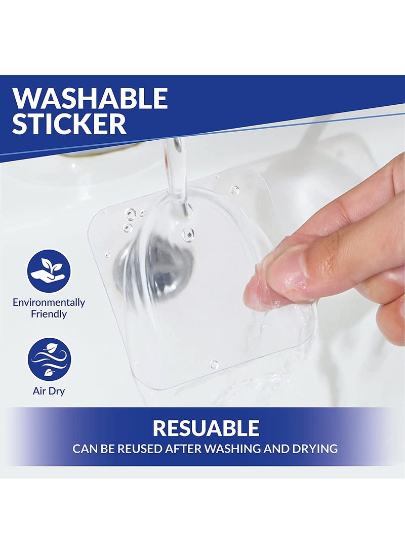 Generic IMOX Self Adhesive Double Sided Stickers, Double Sided Sticky Pads, Two Side Sticky Pads, Double Sided Tape for for Wall, Kitchen, Office, Wall, Car (6cm x 6cm) - Pack of (30)  - Image 3