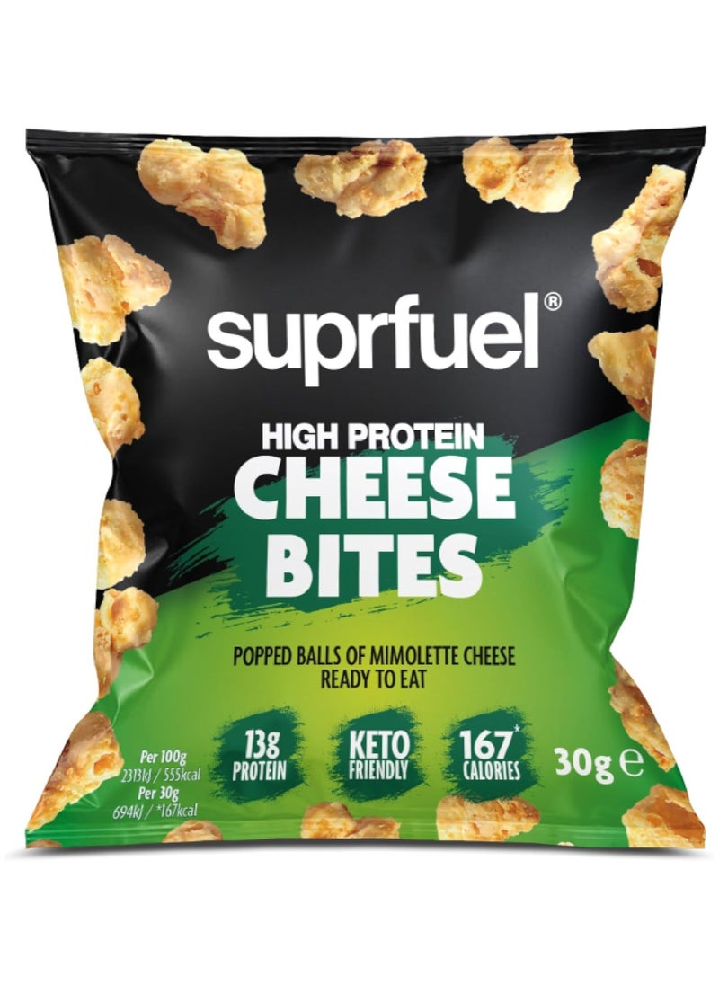Suprfuel - Suprfuel High Protein, Keto-Friendly Cheese Bites 13g Protein,30g - Image 1