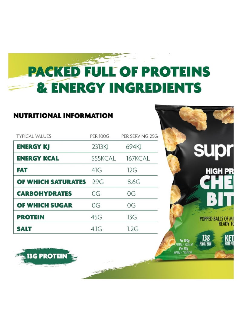 Suprfuel - Suprfuel High Protein, Keto-Friendly Cheese Bites 13g Protein,30g - Image 1