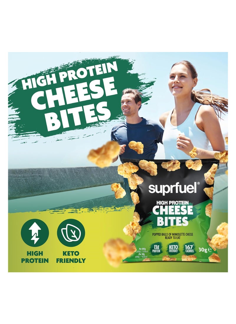 Suprfuel - Suprfuel High Protein, Keto-Friendly Cheese Bites 13g Protein,30g - Image 1