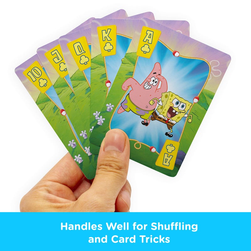 AQUARIUS SpongeBob Playing Cards - SpongeBob SquarePants Themed Deck of Cards for Your Favorite Card Games - Officially Licensed SpongeBob Merchandise & Collectibles - Image 4