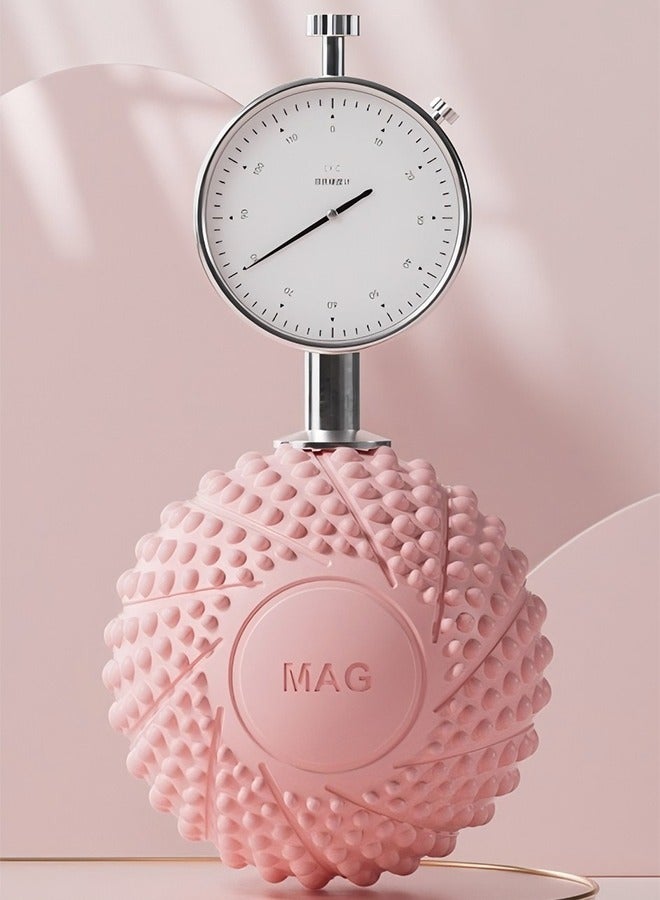 MAG Massage Balls, Stress Reflexology, Massage Ball Muscle Soreness Massager Ball Exercise, Yoga, Fitness And Therapy, Deep Tissue Myofascial Release Trigger Point Recovery Pink - Image 3