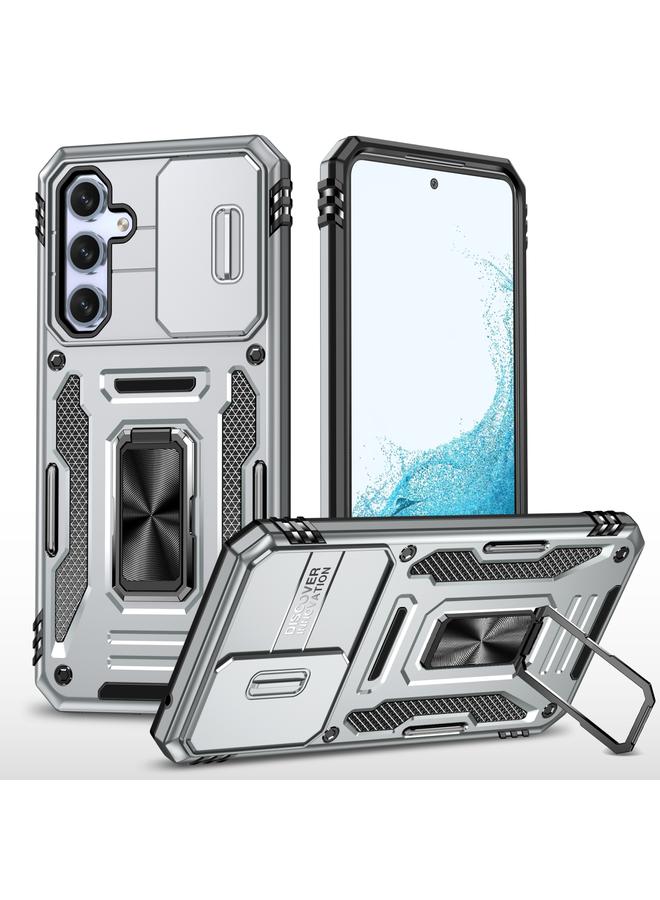 اس-توب جراب لهاتف Samsung Galaxy A54 Armor PC + TPU Camera Shield - Image 1
