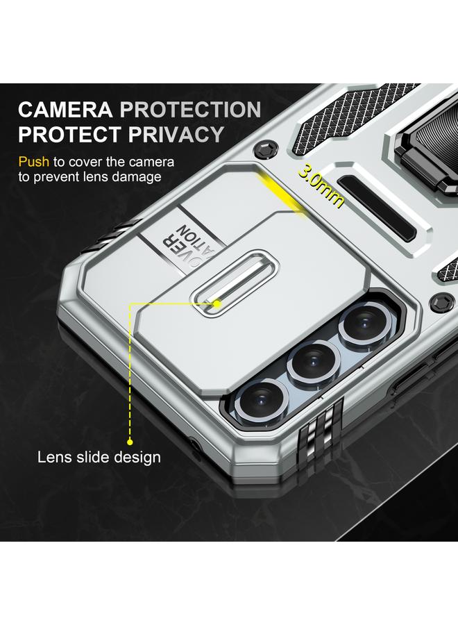 اس-توب جراب لهاتف Samsung Galaxy A54 Armor PC + TPU Camera Shield - Image 5