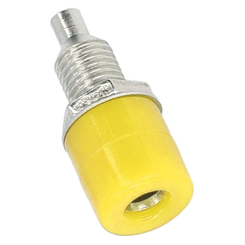 Yellow Banana Plugs M6 4mm 100 Pcs Electrical Connectors - Image 4