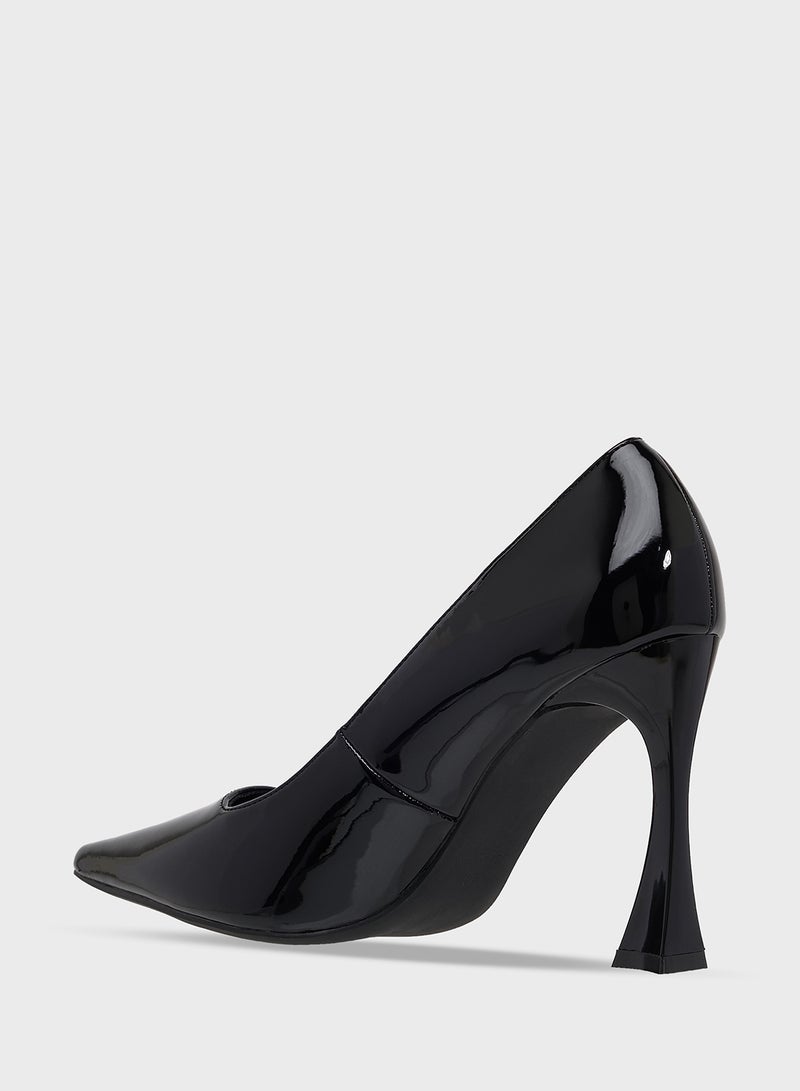 ايلا حذاء بكعب عالٍ لامع - Image 3