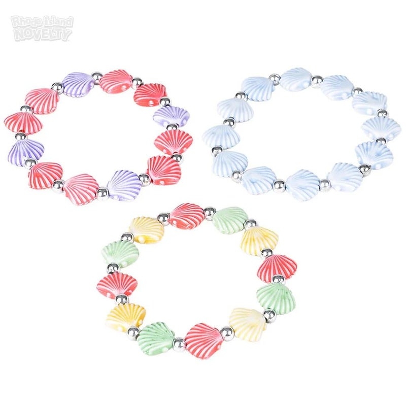 رود ايلاند نوفلتي طقم أساور بتصميم أصداف البحر مكون من 12 قطعة - Image 4