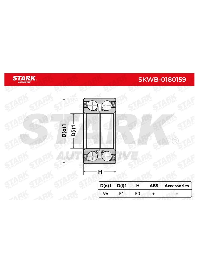 ستارك STARK - محمل العجلة (الأمامي والخلفي) لسيارات AUDI / VW / PORSCHE - 7L0498287 / 95534190100  - Image 3