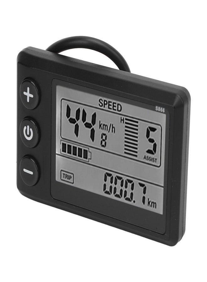 Electric Scooter LCD Display Meter S866 24V 36V 48V 60V 6 Pin Water Resistant Display Control Panel for Electric Scooter Accessories - Image 5