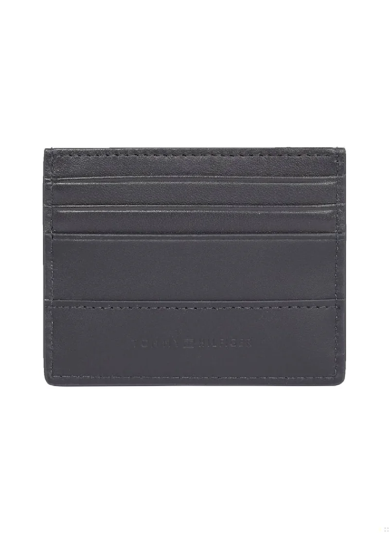 TOMMY HILFIGER Men's Corporate Card Holder - Leather, Blue