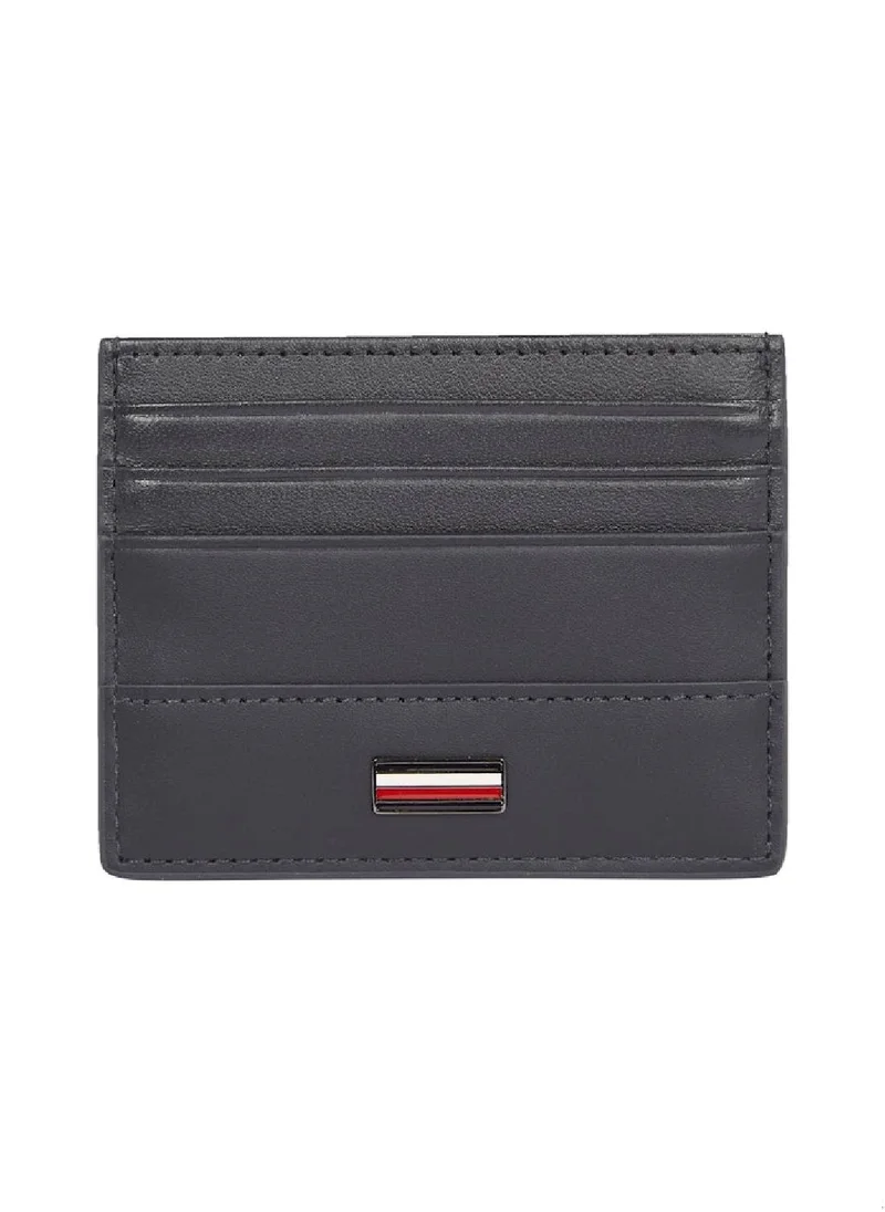 TOMMY HILFIGER Men's Corporate Card Holder - Leather, Blue