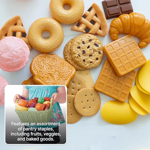 Step2 101-Piece Play Food Assortment, Pretend Kitchen Playset, Vegetables, Fruit, Dessert, For Toddlers Ages 2-6 Years - Image 5