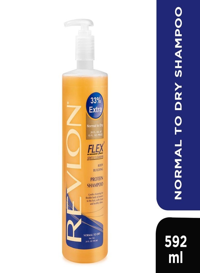 Revlon Flex Body Building Protein Shampoo Regular - 592Ml - Image 2