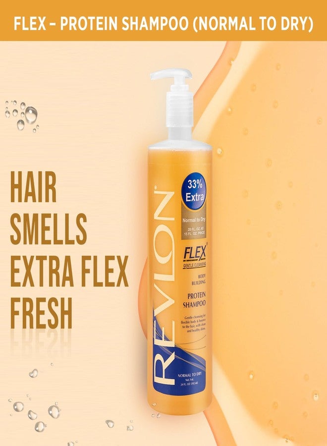 Revlon Flex Body Building Protein Shampoo Regular - 592Ml - Image 3