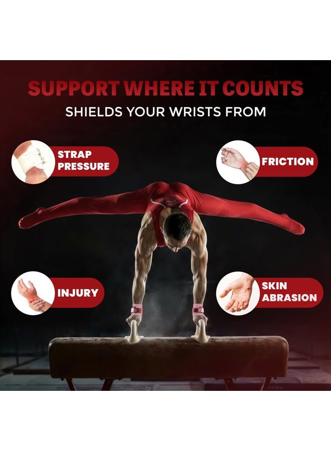 Reisport Gibson Athletic Reisport Wristbands - Color Pink, Gymnastics, one size fits all (GR-35999/P) - Image 3