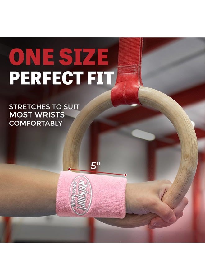 Reisport Gibson Athletic Reisport Wristbands - Color Pink, Gymnastics, one size fits all (GR-35999/P) - Image 2