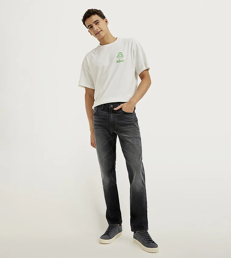Slim Fit Mid Rise Jeans