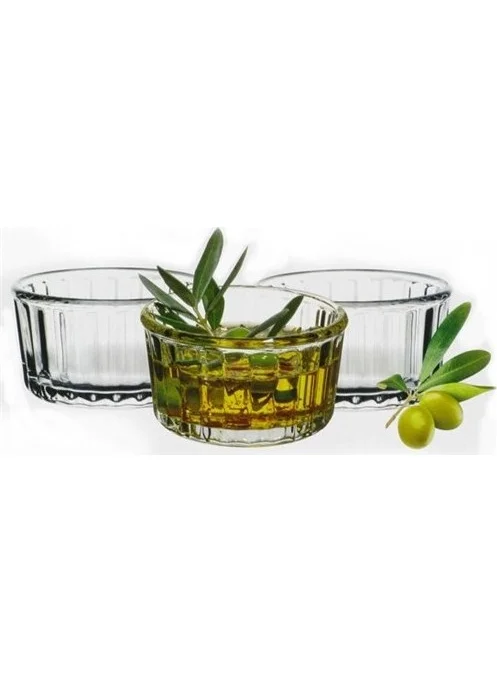 Paşabahçe 53943 Ramekin Bowl 6-Piece Souffle Bowl Jam Bowl for Breakfast