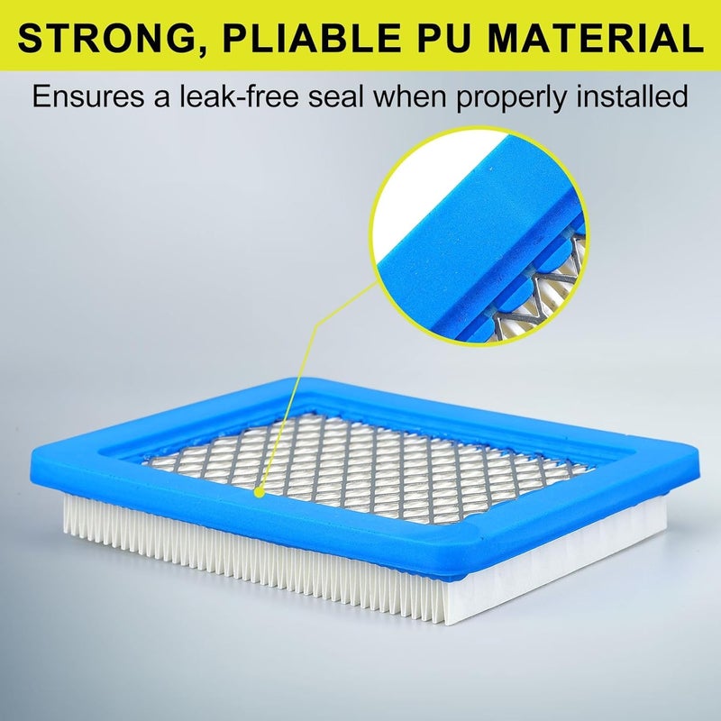Butom 491588S 491588 Air Filter + 493537S 493537 Pre-cleaner for 675ex 725ex 625e 625-675 Series 3.5-6.5 HP Quantum Engines W Spark Plug - Image 4